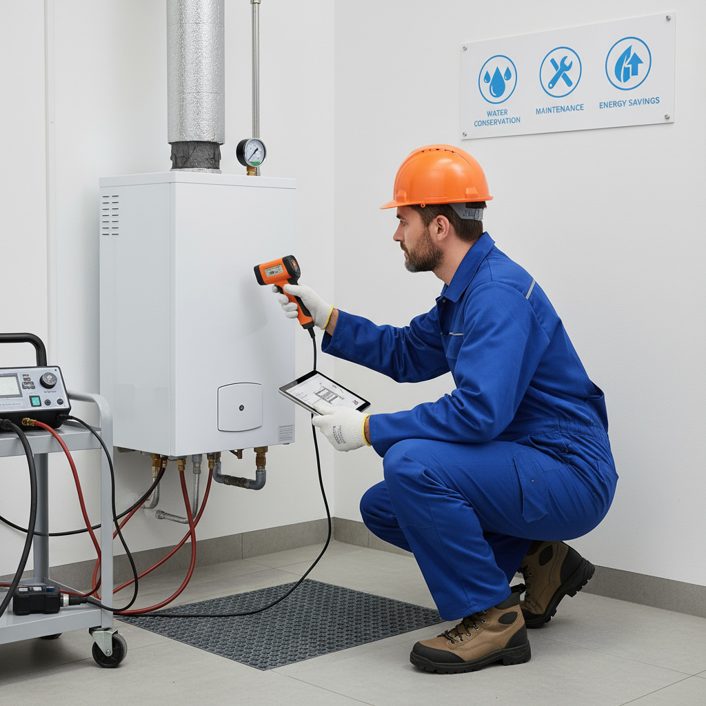 Wartung eines Warmwasserbereiters